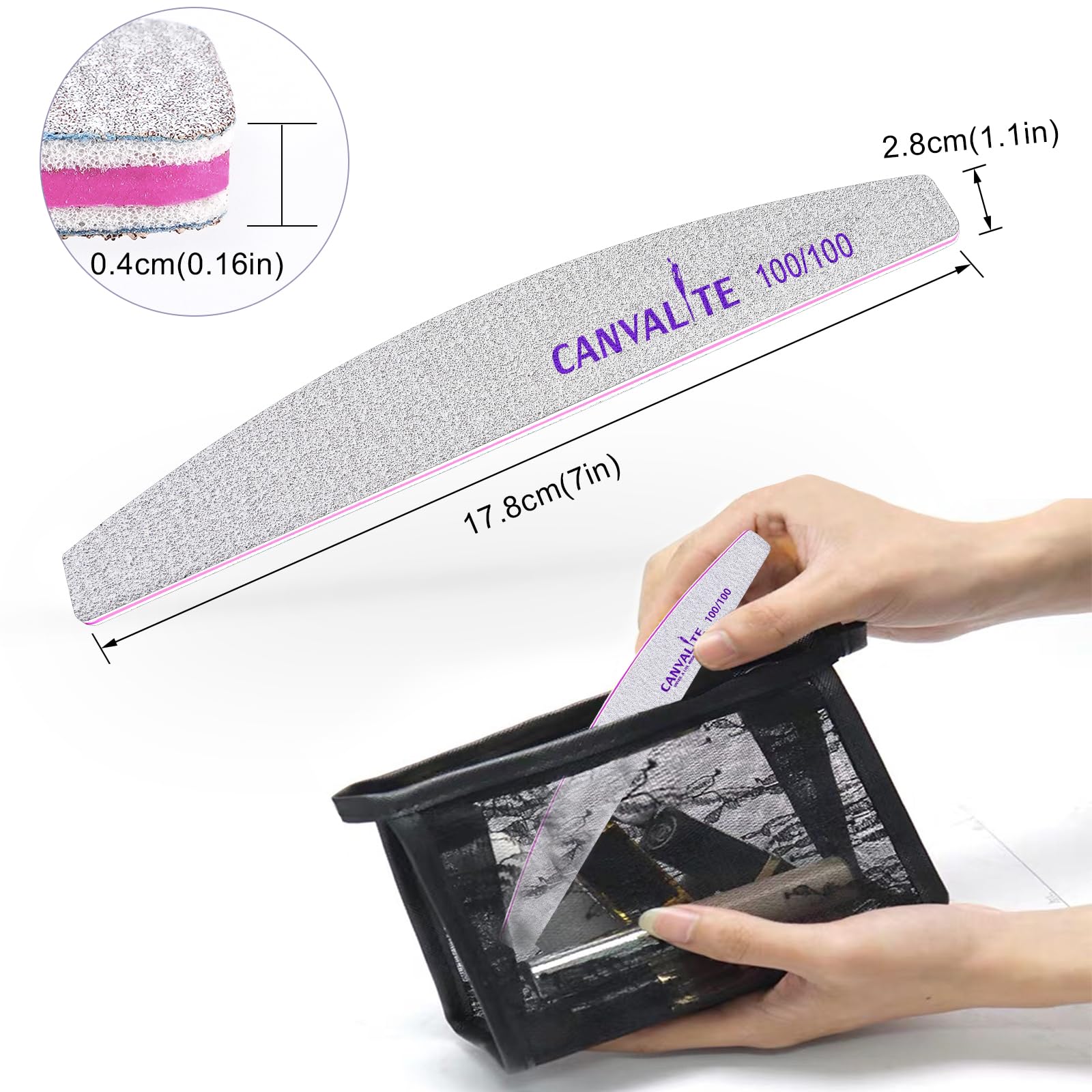 CANVALITE salon and home nail tools enable versatile care.