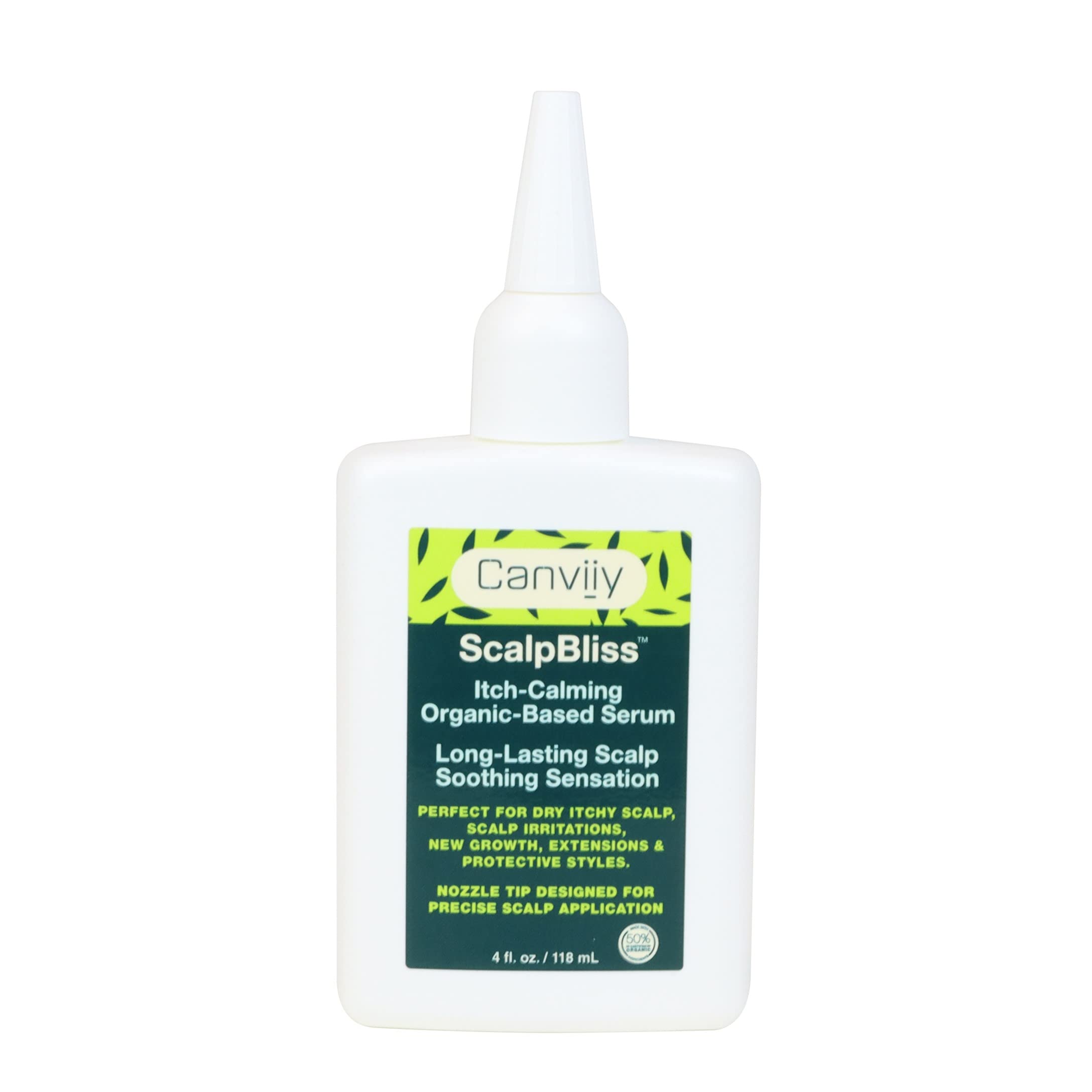 Canviiy ScalpBliss bottle pour for quick cooling itch relief on scalp