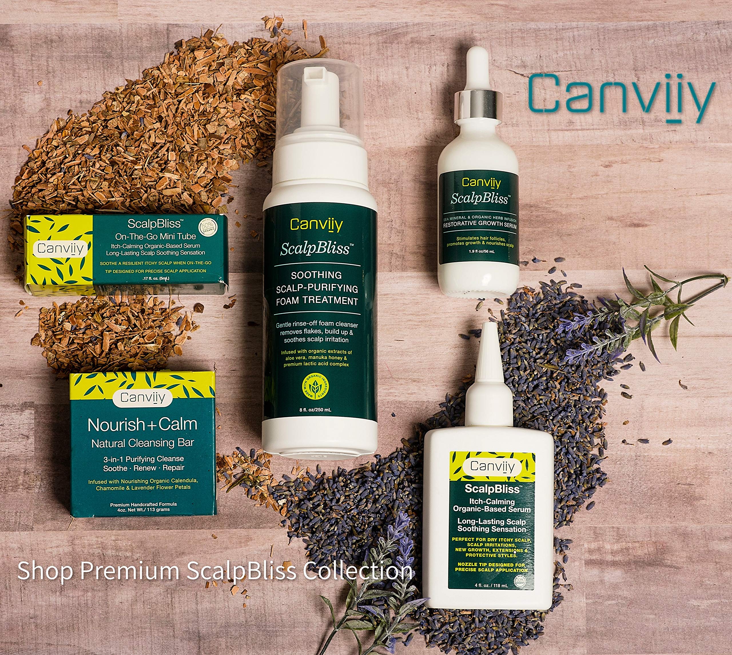 Canviiy ScalpBliss care for protective styles on dry scalp