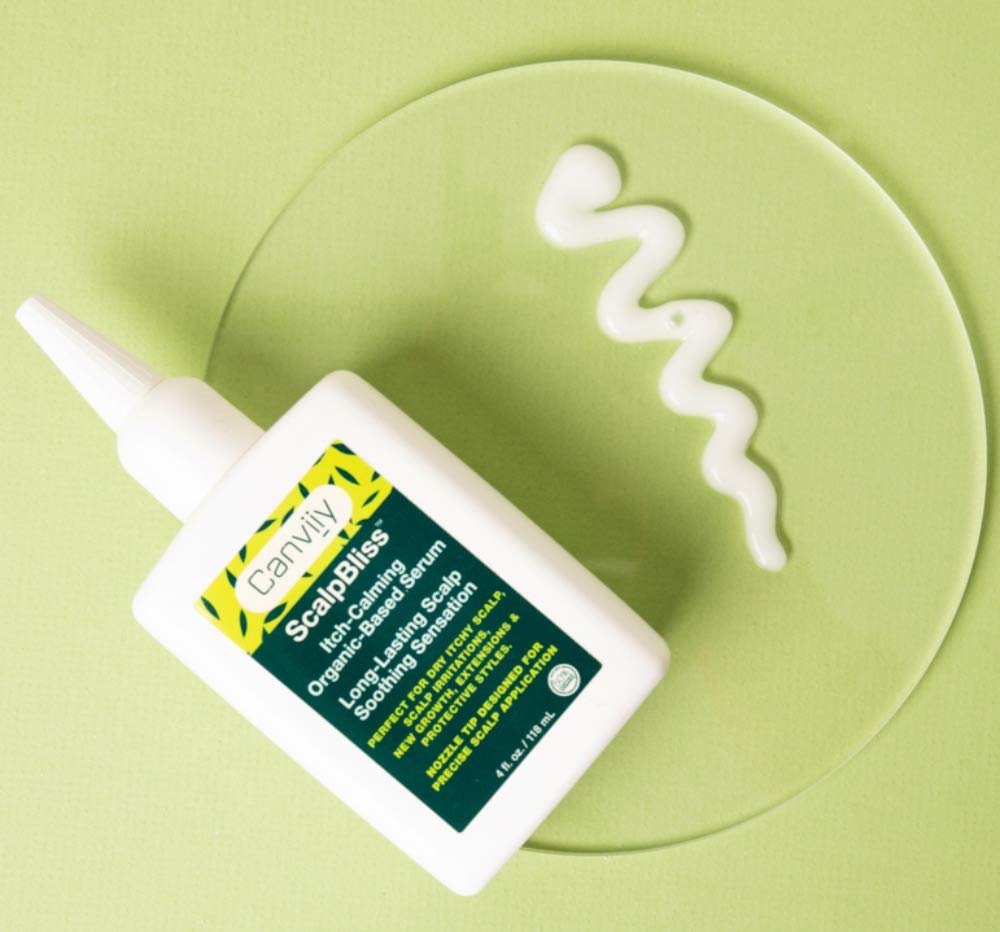 Canviiy ScalpBliss lightweight serum texture on scalp for non-greasy hydration