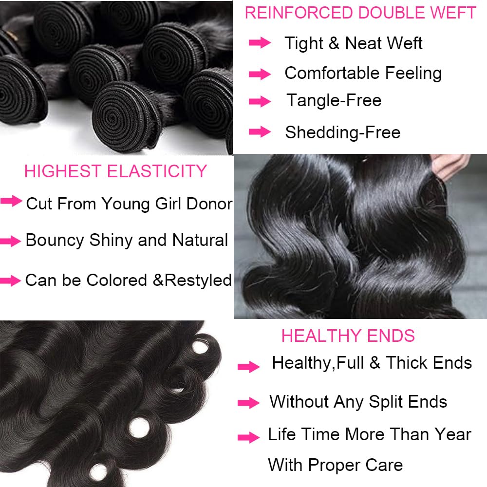 Caplina natural black Brazilian hair bundles blend seamlessly with natural hair.