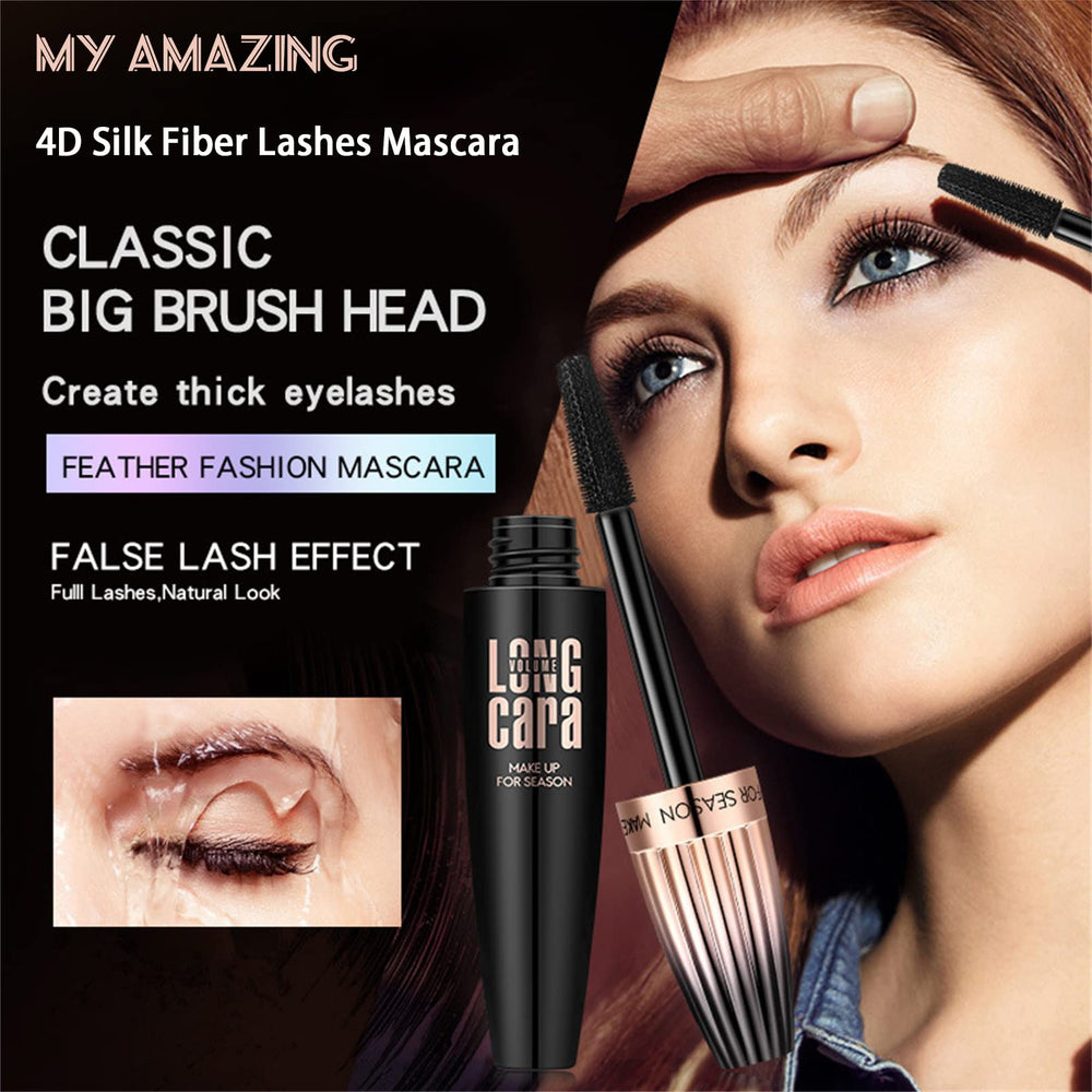 Cappuvini My Amazing Lashes Mascara brush close-up reveals ten-layer bristles for a fuller lash fan.
