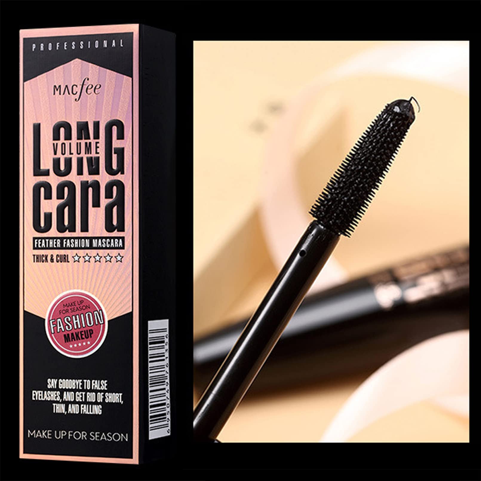 Cappuvini My Amazing Lashes Mascara packaging two-pack shot communicates gift-ready convenience.