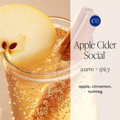 Capri Blue Apple Cider Social scent notes evoke warm autumn vibes.