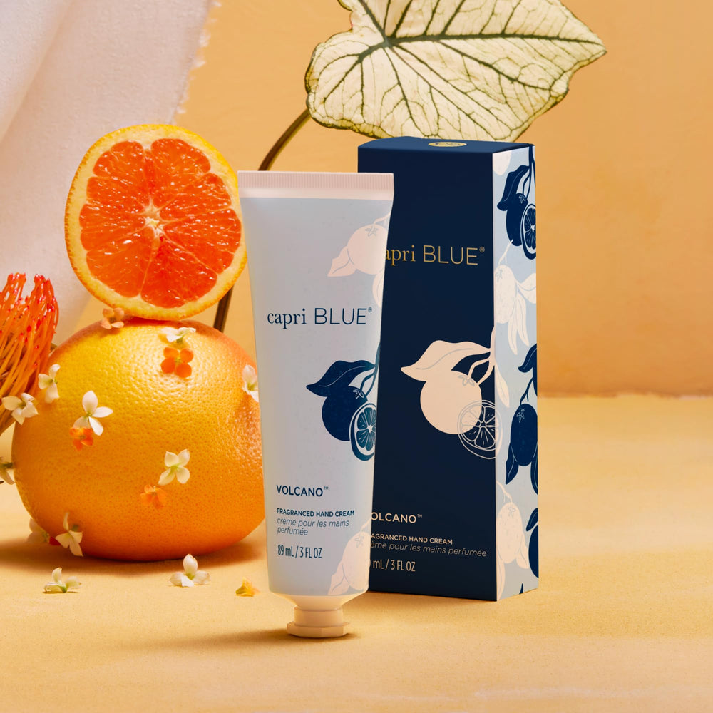 Capri Blue Flora Edit blue packaging signals purse-ready fragrance and daily use