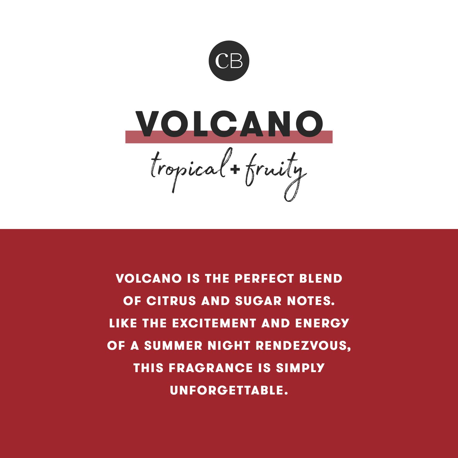 Capri Blue Volcano fragrance spray on skin for daytime boost.