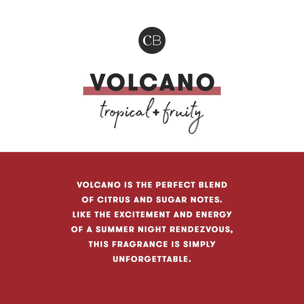 Capri Blue Volcano fragrance spray on skin for daytime boost.