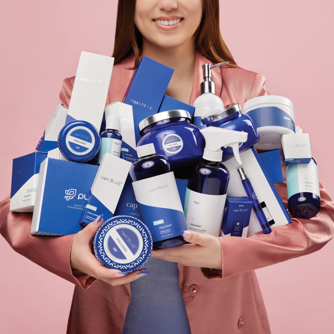 Capri Blue Volcano soothing-lather demonstrates gentle cleansing with plant-based glycerin.