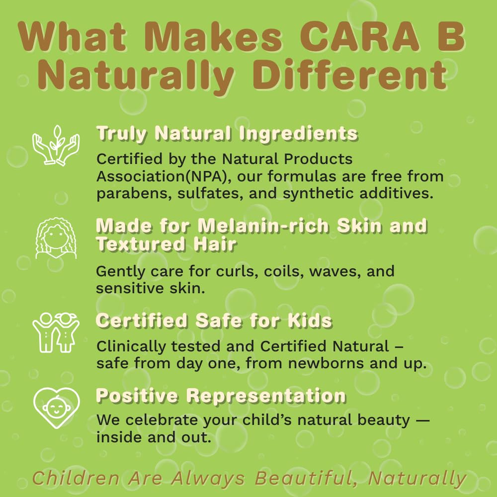 CARA B Naturally eczema-friendly formula is newborn friendly and free of common irritants.