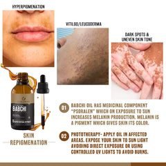 CARAWAY Bakuchi Oil dropper—concentrated formula for targeted pigmentation improvement.