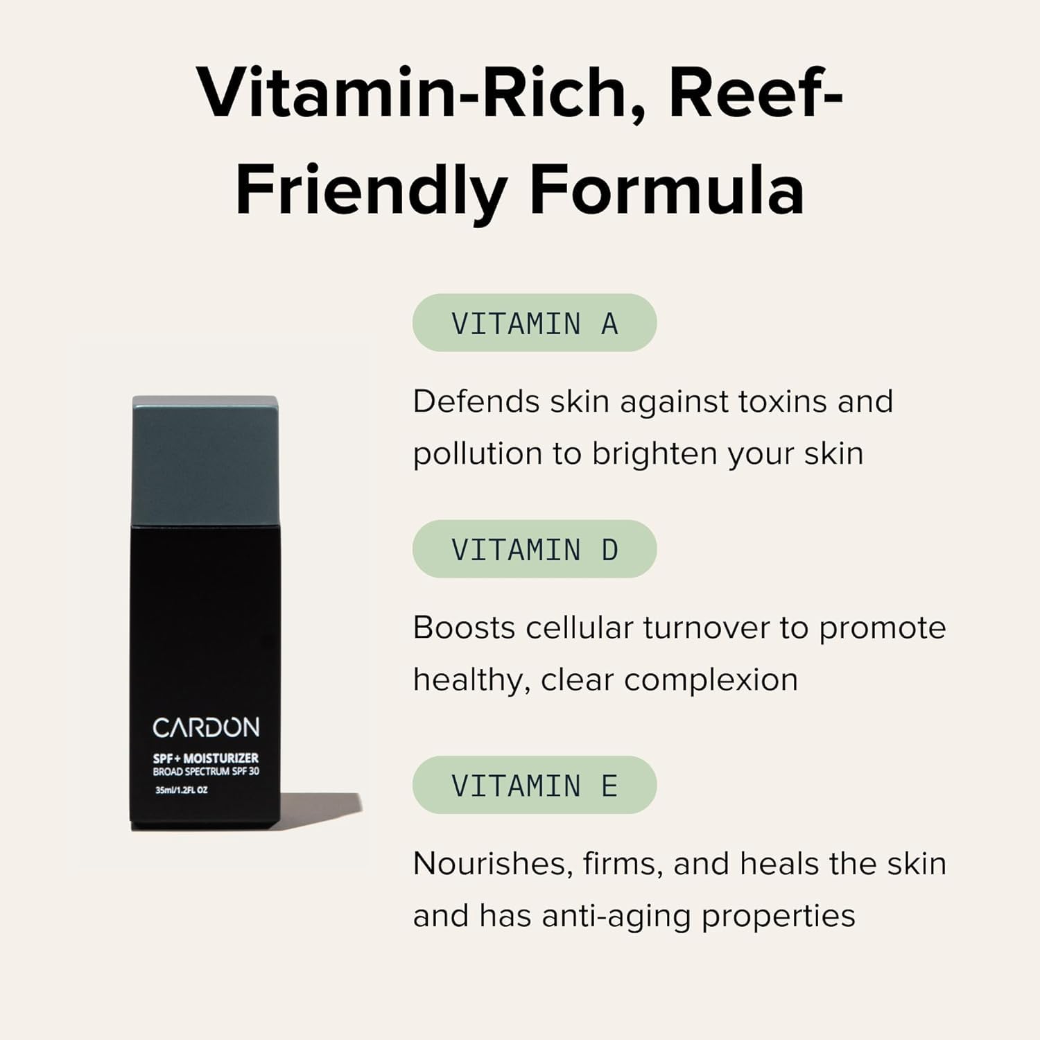 Cardon cactus extract ingredient closeup emphasizes soothing, barrier-supporting formula.