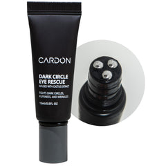 Cardon dark circle roller closeup showing precise application for puffy eyes