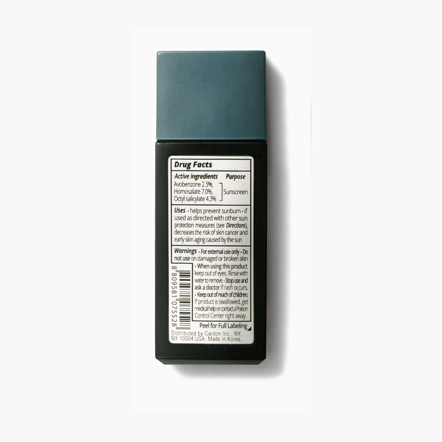 Cardon simple daily routine for men’s skincare with SPF moisturization.
