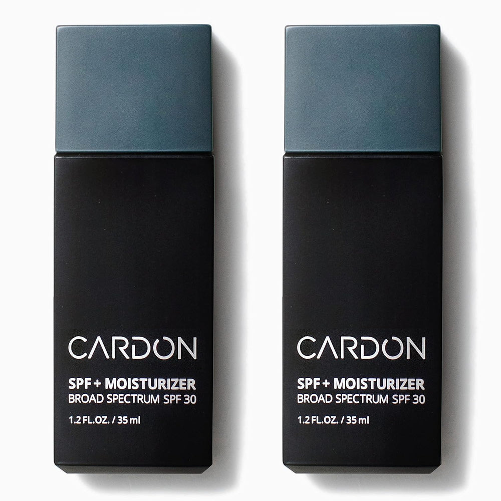Cardon SPF30 face sunscreen bottle demonstrates lightweight protection for daily wear.