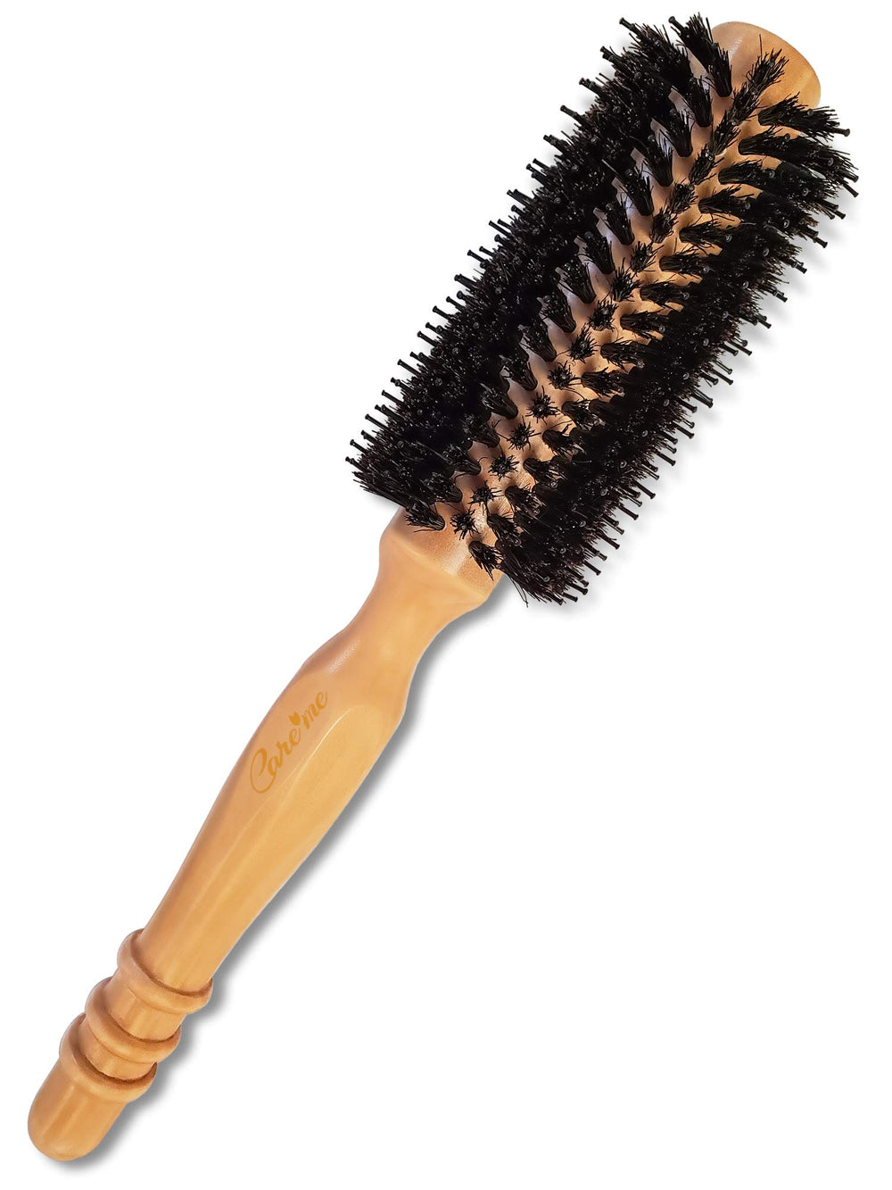 Care Me 1-inch barrel round brush close-up for curling and root lift