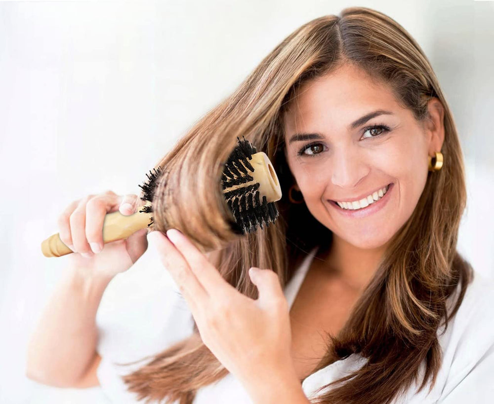 Care Me at-home salon blowout in-use for smooth, polished results