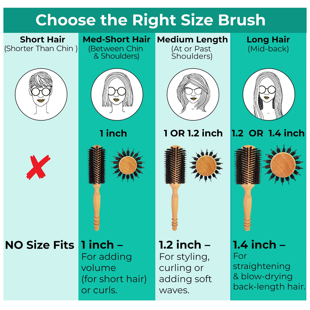 Care Me ions-infused boar bristles reduce frizz and add shine