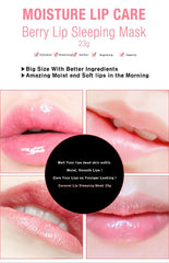 CARE:NEL Lip Mask spatula application showing easy, mess-free lip treatment