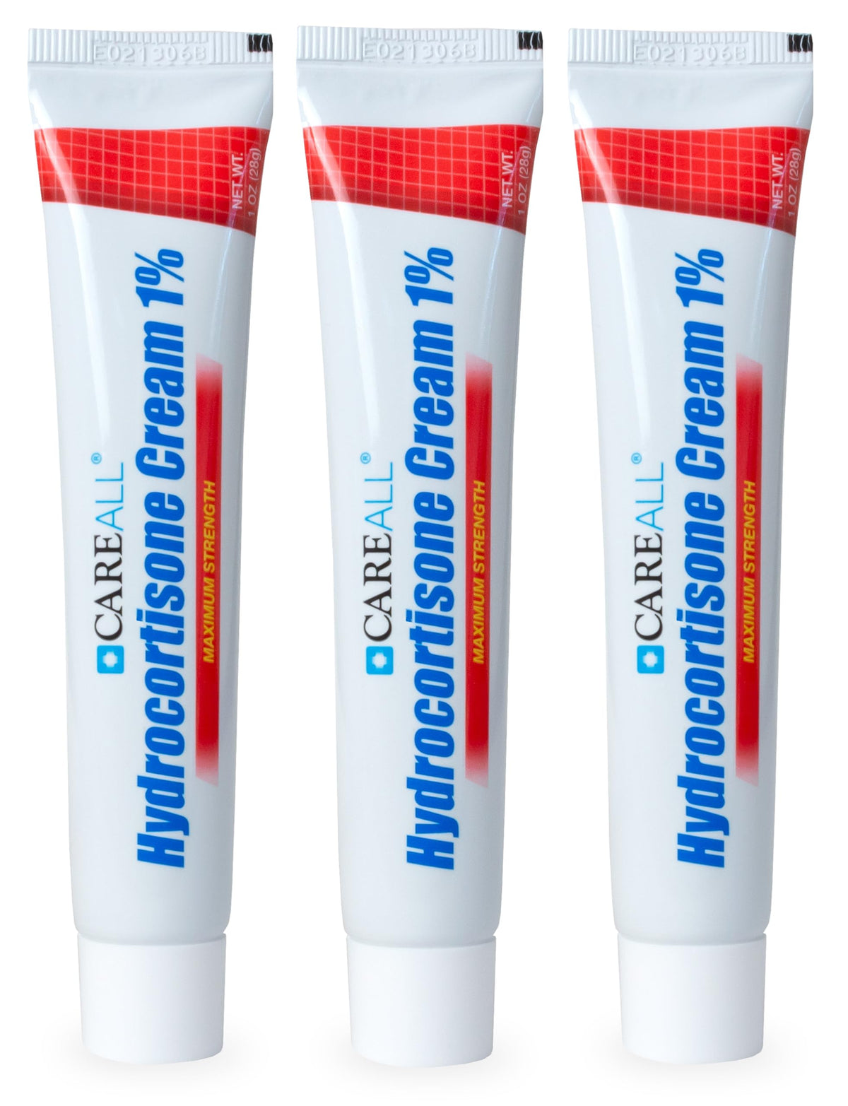 CareAll Hydrocortisone 1% tube front view for itch relief