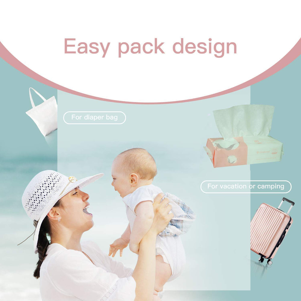 Careboree Extra Thick Dry Wipe multipurpose cloth for makeup touch-ups.