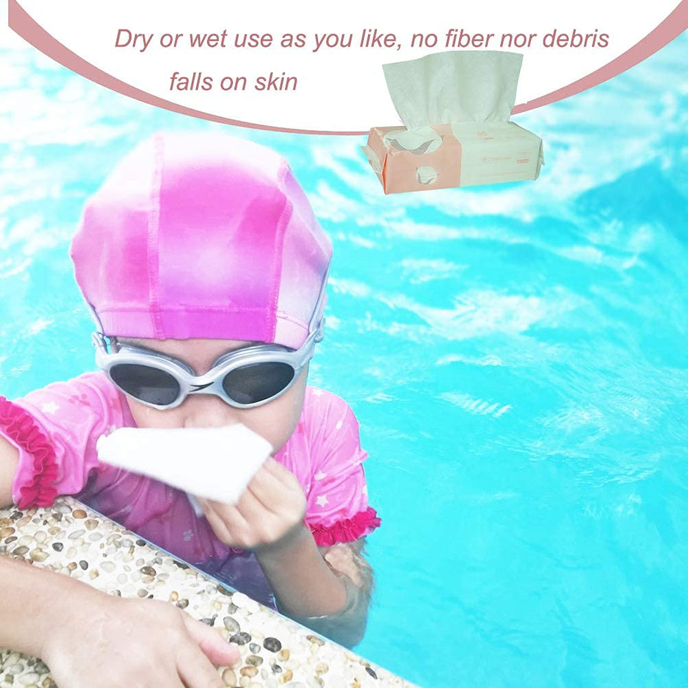 Careboree Extra Thick Dry Wipe travel-friendly companion for on-the-go cleaning.
