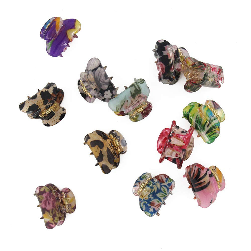 Carede mini hair clip strong grip close-up demonstrates secure hold.
