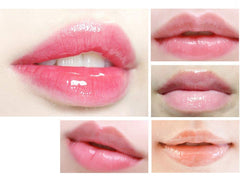CARE:NEL Lip Sleeping Mask on lips after application delivering overnight comfort.
