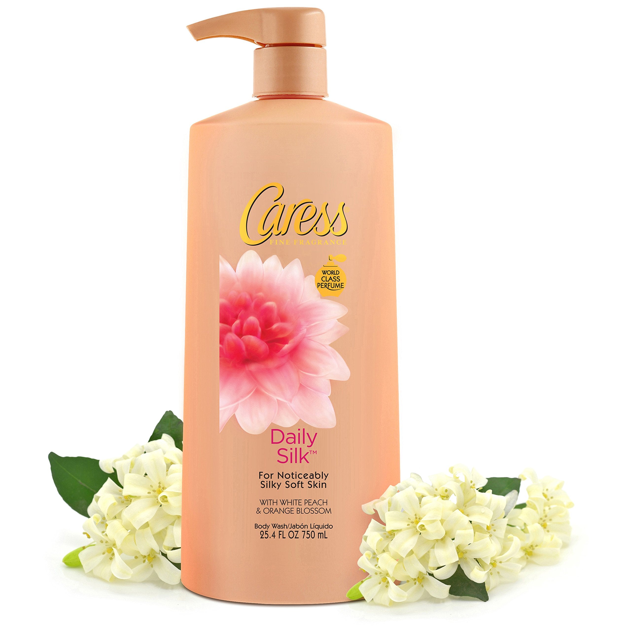 Caress Daily Silk fragrance lingers long after wash for lasting scent