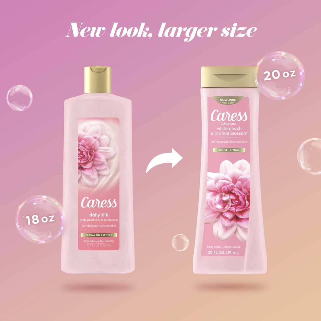 Caress Daily Silk hands-wash scene showcasing effective cleansing.