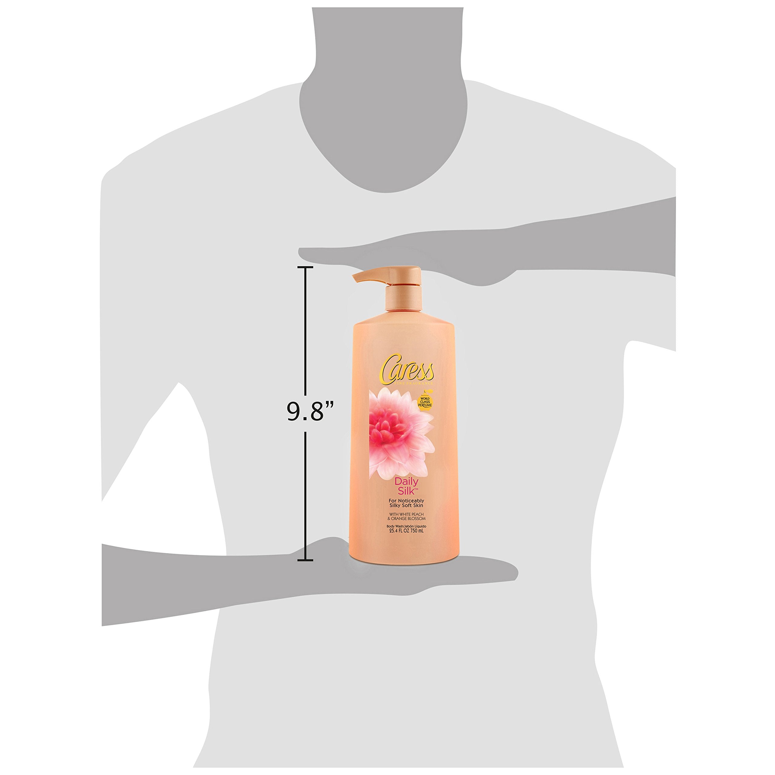 Caress Daily Silk close-up of silk essence promotes smooth skin