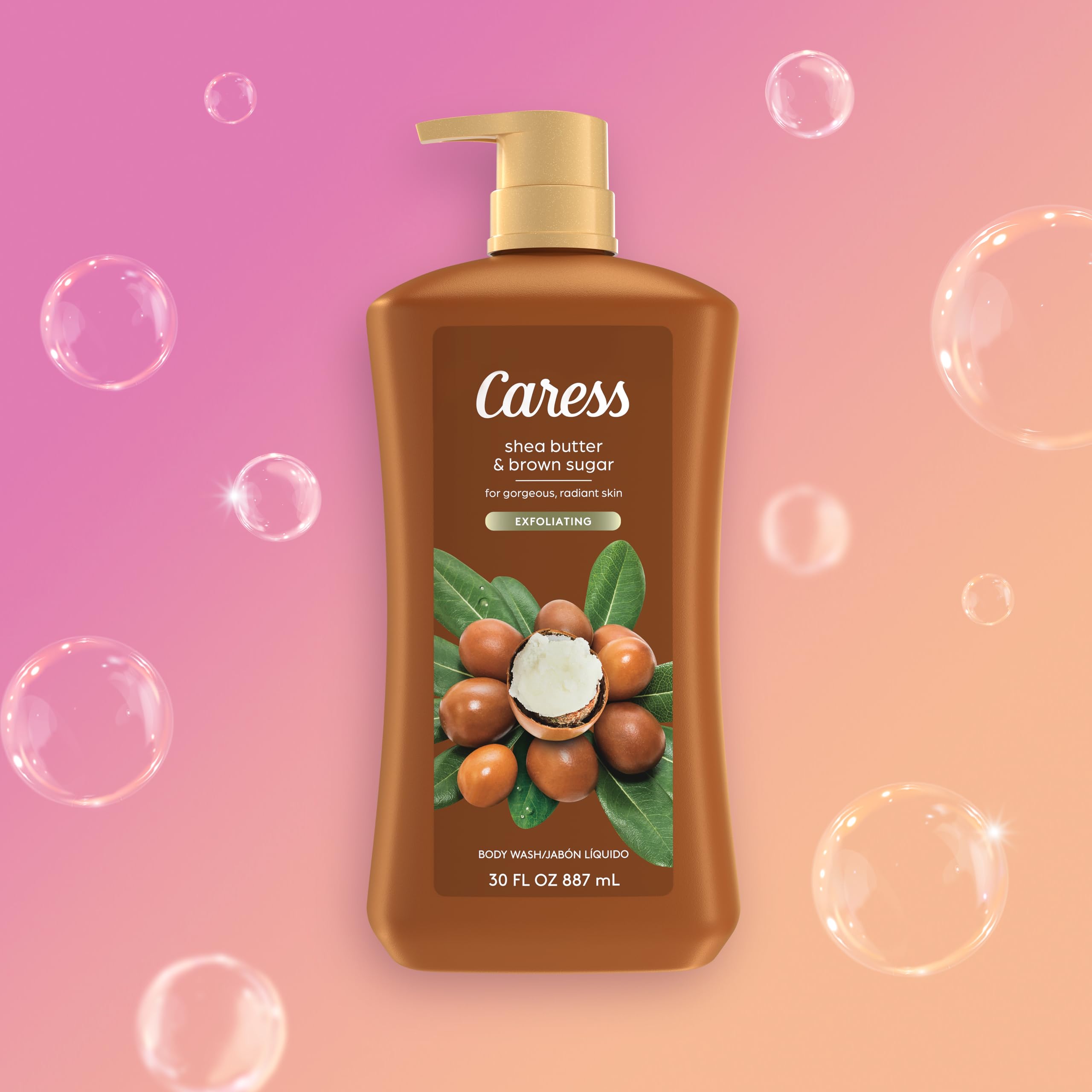 Caress two-pack display signals value and convenience.