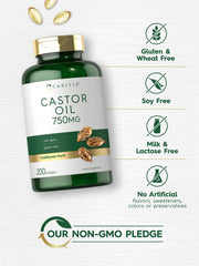 Carlyle Castor Oil packaging image emphasizes premium quality and reliable sourcing.