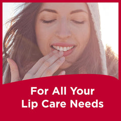 Carmex Classic tubes close-up applying soothing moisture to lips