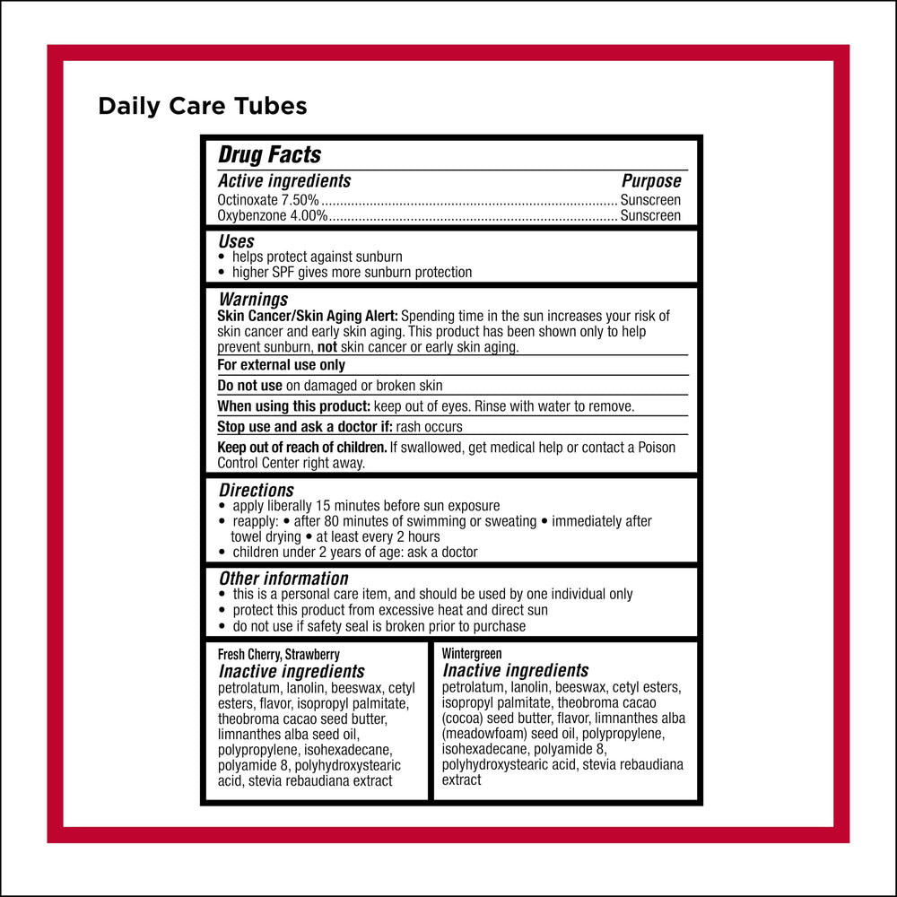 Carmex Variety Pack bag shows 9-count set with three tubes and six sticks