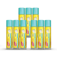 Carmex Cupcake Batter lip balm stick with SPF 15 protecting lips in sunny weather
