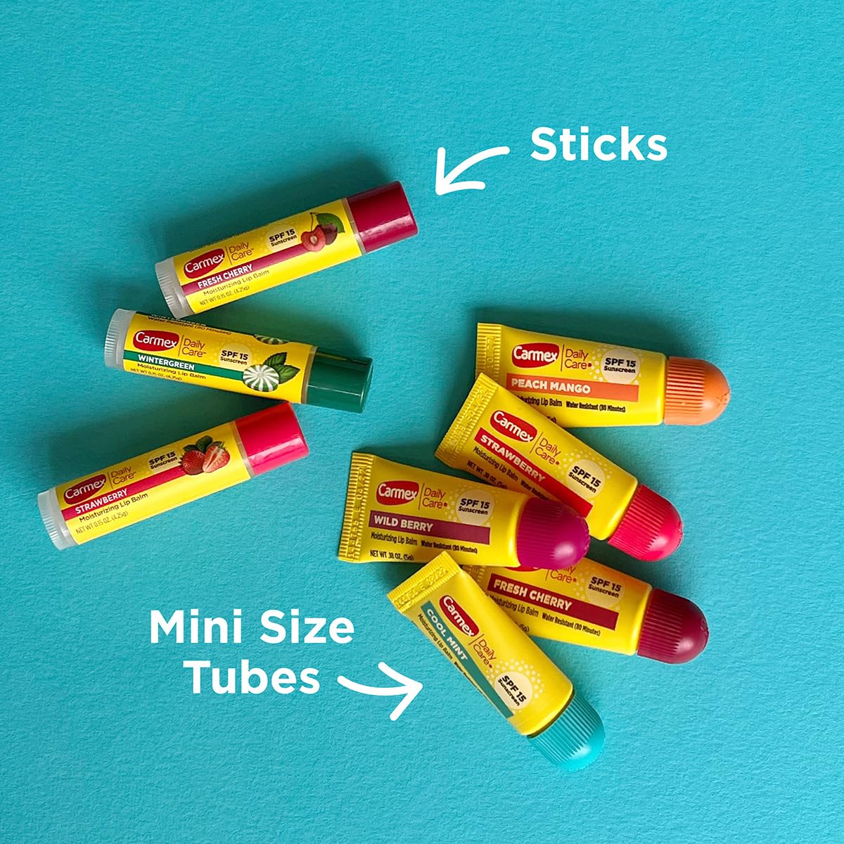 Carmex Daily Care SPF15 wild berry lip balm stick delivers lasting moisture and subtle flavor