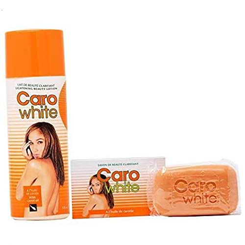 Caro White Combo 2 lotion and soap set for nourished, glowing skin