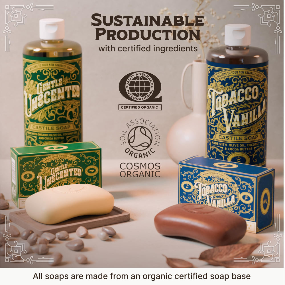 EWG Verified seal visible on Carolina Castile packaging