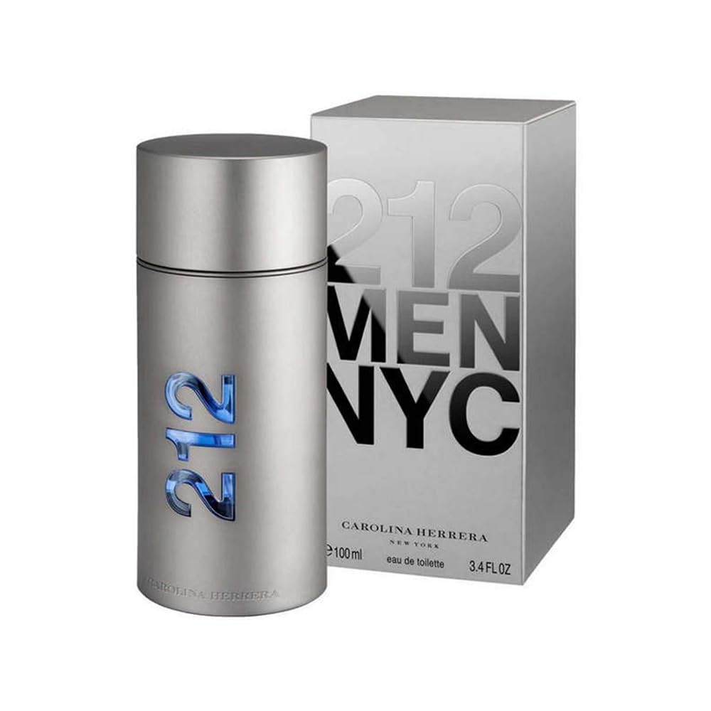 Carolina Herrera 212 For Men bottle—modern design for daily wear and confident scent.