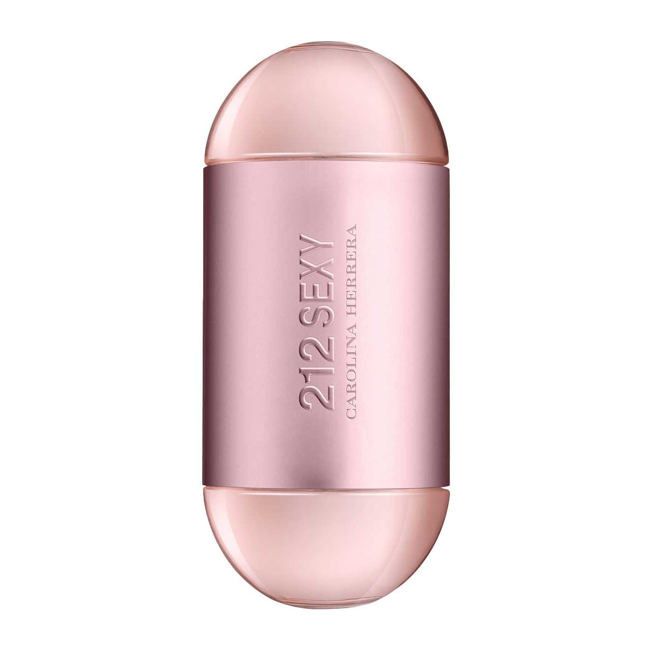 Carolina Herrera 212 Sexy bottle closeup highlights luxe glass and refined scent.
