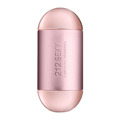 Carolina Herrera 212 Sexy bottle closeup highlights luxe glass and refined scent.