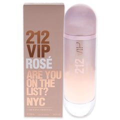 Carolina Herrera 212 VIP Rose bottle for daytime wear.