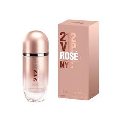 Carolina Herrera 212 VIP Rosé champagne opening signals celebratory sparkle.