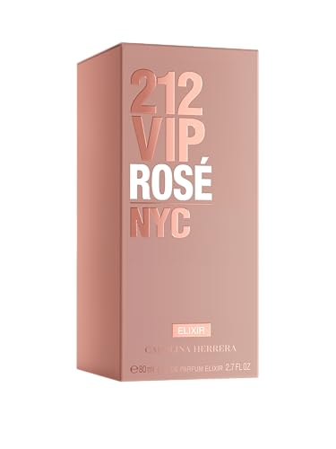 Carolina Herrera 212 VIP Rosé peach blossom heart offers feminine freshness.