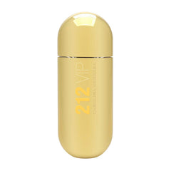 Carolina Herrera 212 VIP Women EDP bottle on vanity evoking evening glamour.