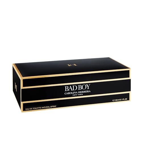 Carolina Herrera Bad Boy EDT outer packaging, premium design ideal for gifting and collection.