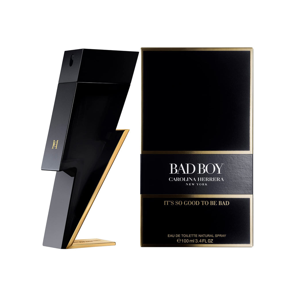 Carolina Herrera Bad Boy heart notes cedarwood and sage for refined elegance.
