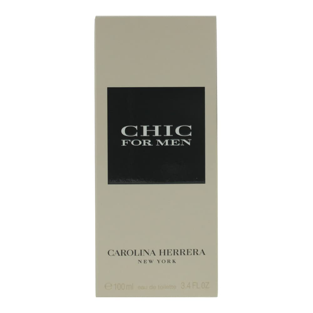 Carolina Herrera CHIC EDT packaging reflects timeless luxury with a modern twist for discerning shoppers.