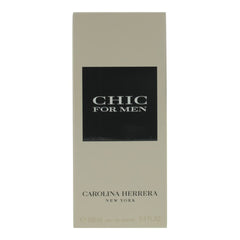 Carolina Herrera CHIC EDT packaging reflects timeless luxury with a modern twist for discerning shoppers.