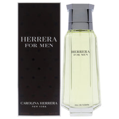 Carolina Herrera Eau de Toilette spray bottle front view with fresh citrus opening for day wear.